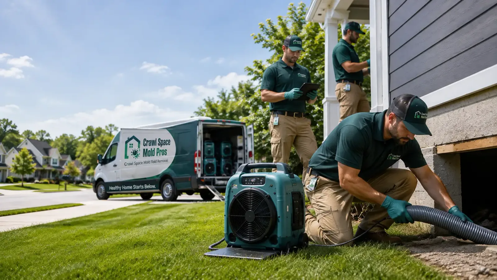 Crawl Space Mold Removal in Summit Lake, WI